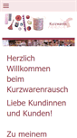 Mobile Screenshot of kurzwarenrausch.de